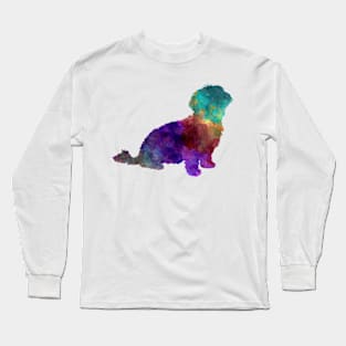 Havanese in watercolor Long Sleeve T-Shirt